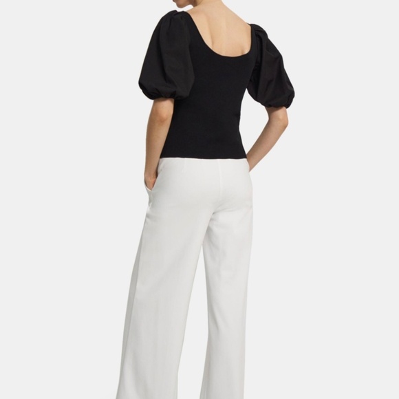 [NwoT] Summer - Theory Solid Puff Sleeve Top - Picture 3 of 6